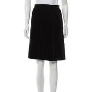 Vintage Saunt Laurent velvet skirt